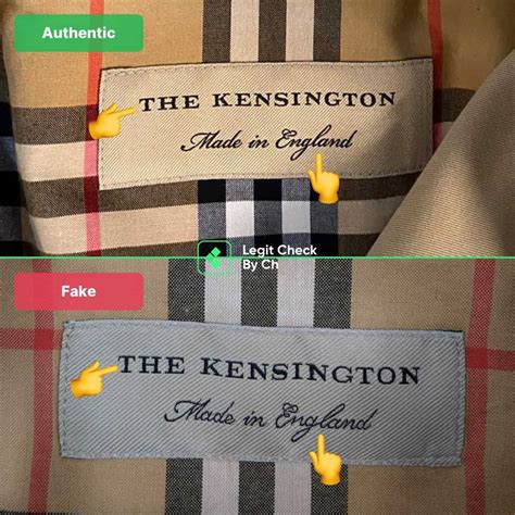 fake vs real burberry shirt|burberry trench authenticity check.